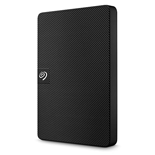 Seagate Expansion Portable 2TB External Hard Drive HDD - 2.5 Inch USB 3.0, for Mac and PC with Rescue Services, New, (STKM2000400)