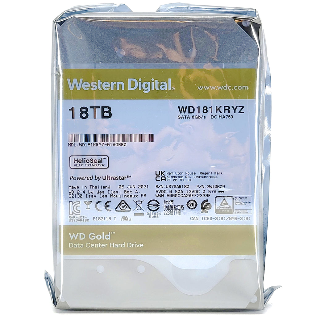 Amazon.com: Western Digital 18TB WD Gold Enterprise Class