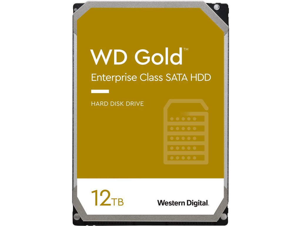 WD Gold 12TB Enterprise Class Hard Disk Drive - 7200 RPM Class SATA 6Gb/s 256MB Cache 3.5 Inch - New - WD121KRYZ