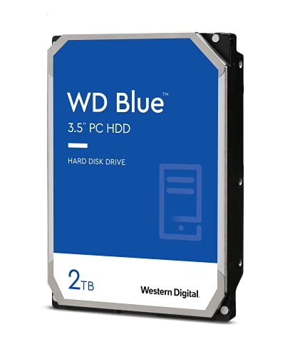 Western Digital WD 2TB Blue PC Hard Drive HDD, SATA 6 Gb/s, 256 MB Cache, 3.5" - WD20EZBX - New