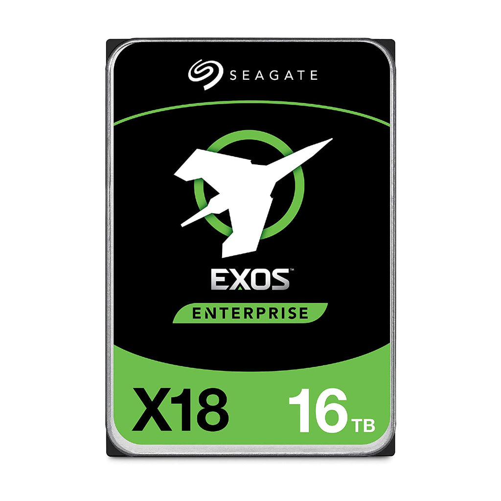 Seagate Exos X18 Enterprise 16TB 7200 RPM 3.5" Internal Hard Drive - SATA 6.0Gb/s 256MB Cache - (ST16000NM000J) New