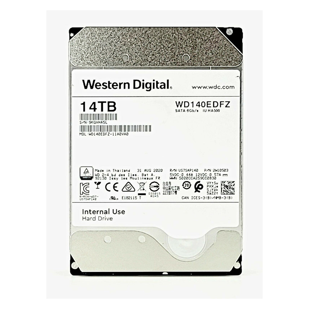 Western Digital  14TB 5400RPM 3.5" Internal Hard Drive - SATA 6.0Gb/s 512MB Cache - (WD140EDFZ) New