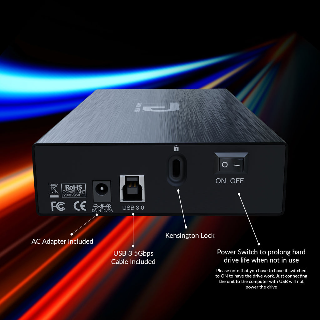 GFORCE 3 Pro 7200RPM External Hard Drive - USB 3.0 - New